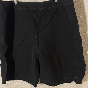 Columbia Black Men's Shorts Size 44 Outdoor Everything Golf Boating Fishing Play
